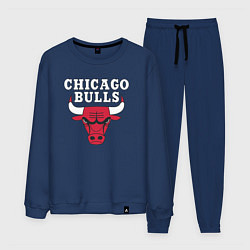 Костюм хлопковый мужской CHICAGO BULLS, цвет: тёмно-синий