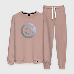 Костюм хлопковый мужской CALDARI, цвет: пыльно-розовый