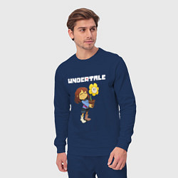 Костюм хлопковый мужской UNDERTALE, цвет: тёмно-синий — фото 2