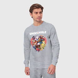 Костюм хлопковый мужской UNDERTALE, цвет: меланж — фото 2