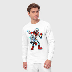 Костюм хлопковый мужской UNDERTALE, цвет: белый — фото 2