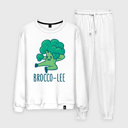 Костюм хлопковый мужской Brocco Lee, цвет: белый