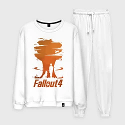 Костюм хлопковый мужской Fallout 4, цвет: белый