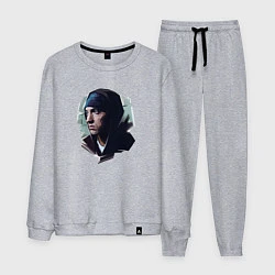 Костюм хлопковый мужской EMINEM, цвет: меланж