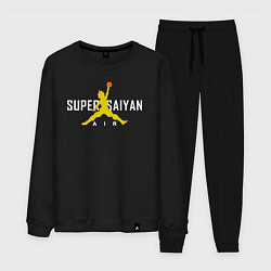 Костюм хлопковый мужской Super Saiyan, цвет: черный