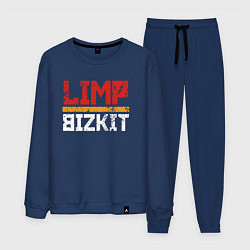 Костюм хлопковый мужской LIMP BIZKIT, цвет: тёмно-синий