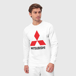 Костюм хлопковый мужской MITSUBISHI, цвет: белый — фото 2