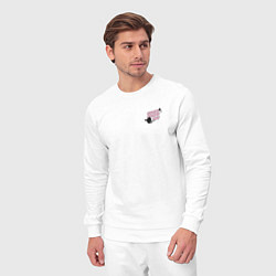 Костюм хлопковый мужской BT21, цвет: белый — фото 2