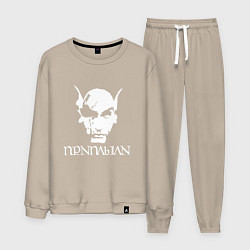 Костюм хлопковый мужской TES - Приплыли, цвет: миндальный