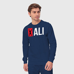 Костюм хлопковый мужской ALI, цвет: тёмно-синий — фото 2