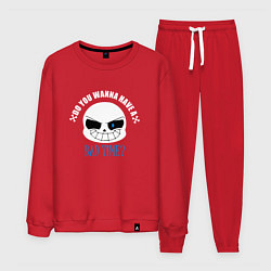 Костюм хлопковый мужской UNDERTALE, цвет: красный