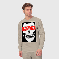 Костюм хлопковый мужской Misfits, цвет: миндальный — фото 2