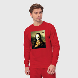 Костюм хлопковый мужской Mona Lisa, цвет: красный — фото 2