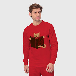 Костюм хлопковый мужской Интернет для котов, цвет: красный — фото 2