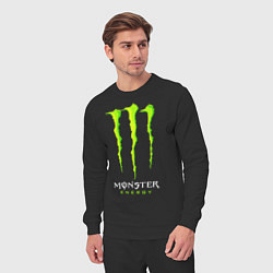 Костюм хлопковый мужской MONSTER ENERGY, цвет: черный — фото 2