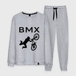 Костюм хлопковый мужской Велоспорт BMX Z, цвет: меланж