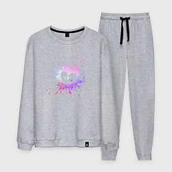 Костюм хлопковый мужской BTS, цвет: меланж