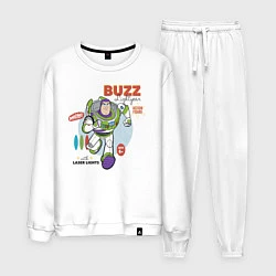 Костюм хлопковый мужской Buzz Lightyear, цвет: белый