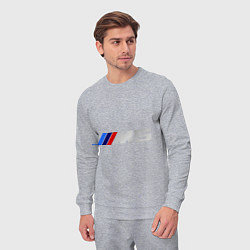 Костюм хлопковый мужской BMW M5, цвет: меланж — фото 2