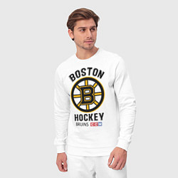 Костюм хлопковый мужской BOSTON BRUINS NHL, цвет: белый — фото 2