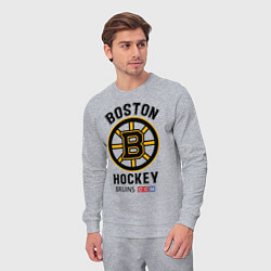 Костюм хлопковый мужской BOSTON BRUINS NHL, цвет: меланж — фото 2