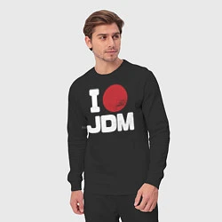 Костюм хлопковый мужской JDM, цвет: черный — фото 2