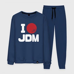 Костюм хлопковый мужской JDM, цвет: тёмно-синий