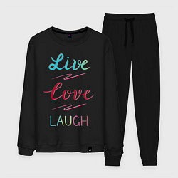 Мужской костюм Live love laugh, Живи, люби