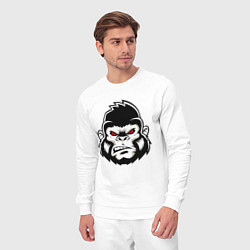 Костюм хлопковый мужской Bad Monkey, цвет: белый — фото 2