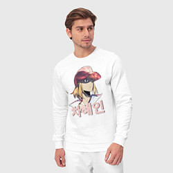 Костюм хлопковый мужской Ча Хэ-Ин, цвет: белый — фото 2