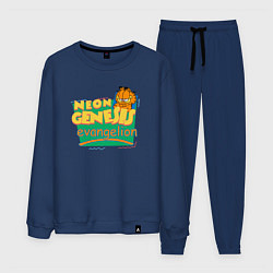 Костюм хлопковый мужской GARFIELD GENESIS EVANGELION, цвет: тёмно-синий