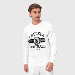 Костюм хлопковый мужской Chelsea Football Club, цвет: белый — фото 2
