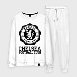 Костюм хлопковый мужской Chelsea FC: Emblem, цвет: белый