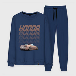 Костюм хлопковый мужской Honda S2000, цвет: тёмно-синий