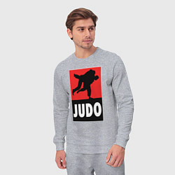 Костюм хлопковый мужской Judo, цвет: меланж — фото 2