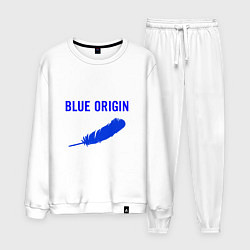 Мужской костюм Blue Origin logo перо