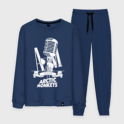 Костюм хлопковый мужской Arctic Monkeys, рок, цвет: тёмно-синий