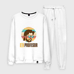 Костюм хлопковый мужской El Profesor, цвет: белый
