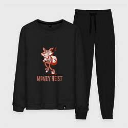 Костюм хлопковый мужской Money Heist Wolf, цвет: черный