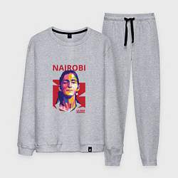 Костюм хлопковый мужской Nairobi Girl, цвет: меланж