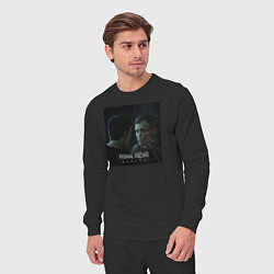 Костюм хлопковый мужской Damage, цвет: черный — фото 2