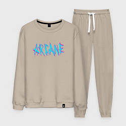 Мужской костюм ARCANE LEAGUE OF LEGENDS NEON LOGO