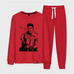Костюм хлопковый мужской Elvis, цвет: красный