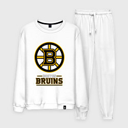 Костюм хлопковый мужской Boston Bruins , Бостон Брюинз, цвет: белый