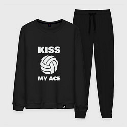 Костюм хлопковый мужской Kiss - My Ace, цвет: черный