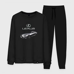 Костюм хлопковый мужской Lexus Concept Prestige, цвет: черный