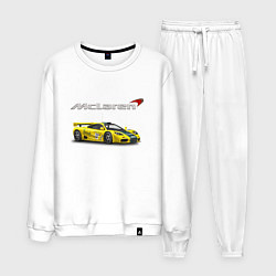 Костюм хлопковый мужской McLaren Motorsport Racing, цвет: белый