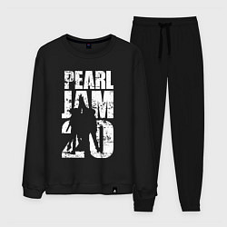 Костюм хлопковый мужской Pearl Jam, группа, цвет: черный