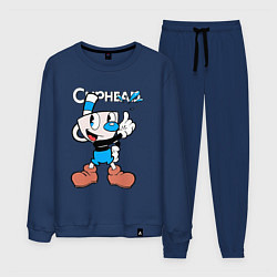 Мужской костюм Синяя чашка Cuphead