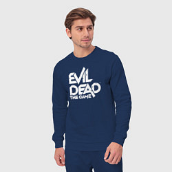 Костюм хлопковый мужской Logo Evil Dead, цвет: тёмно-синий — фото 2